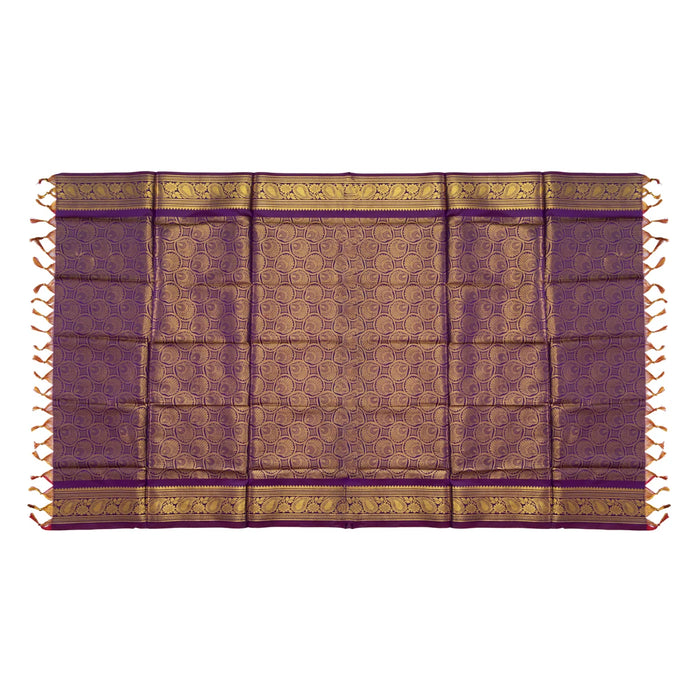 Ponnadai Shawl - 2.25 Mtrs | Flower & Mango Design Angavastram/ Jari Design Towel/ Ponnada Shawl for Men & Women - Shawls & Towels