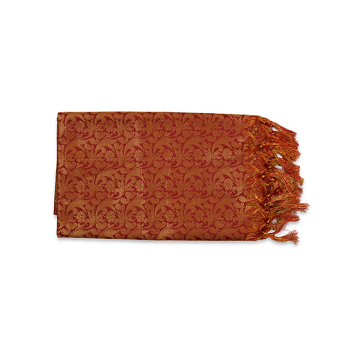 Ponnadai Shawl - 2.25 Mtrs | Flower & Mango Design Angavastram/ Jari Design Towel/ Ponnada Shawl for Men & Women - Shawls & Towels