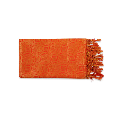 Ponnadai Shawl - 2.25 Mtrs | Flower & Mango Design Angavastram/ Jari Design Towel/ Ponnada Shawl for Men & Women - Shawls & Towels