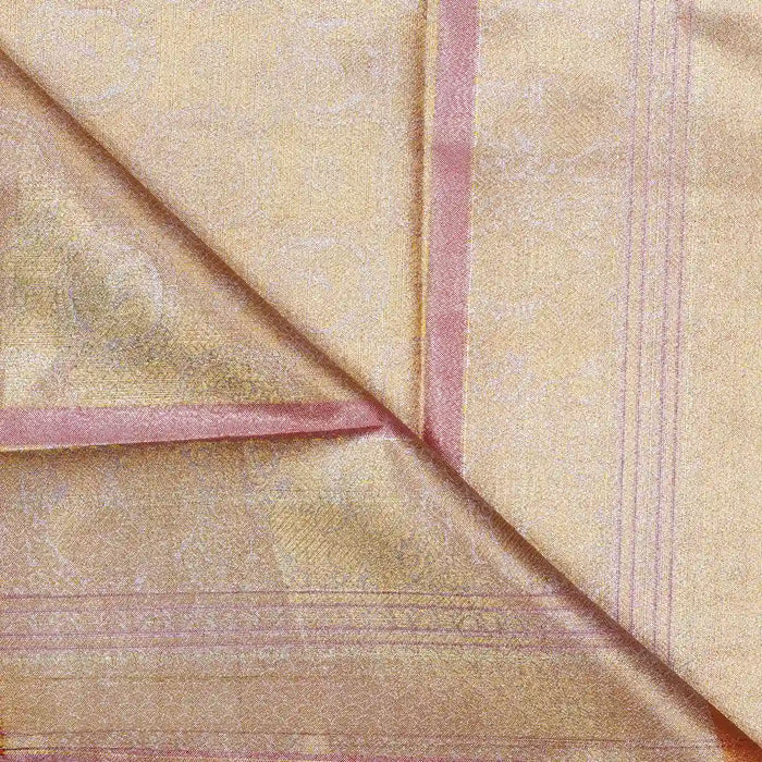 Ponnadai Shawl - 2.25 Mtrs | Towel/ Tissue Type Ponnada Shawl/ Angavastram for Men & Women - Shawls & Towels