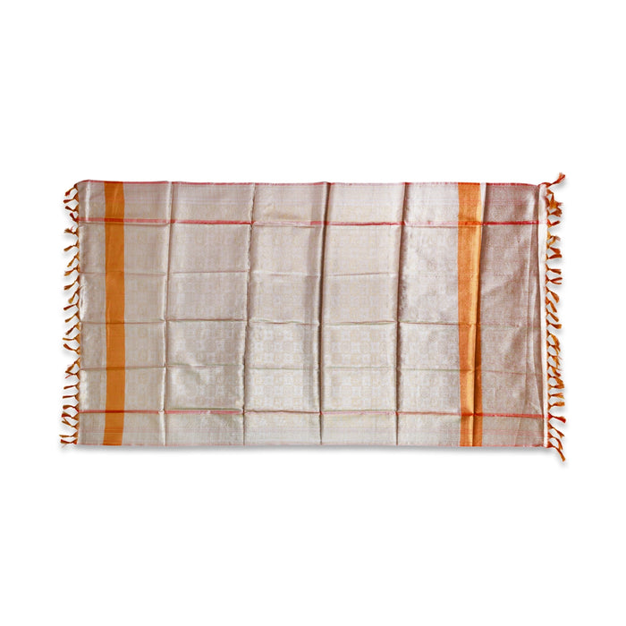 Ponnadai Shawl - 2.25 Mtrs | Towel/ Tissue Type Ponnada Shawl/ Angavastram for Men & Women - Shawls & Towels
