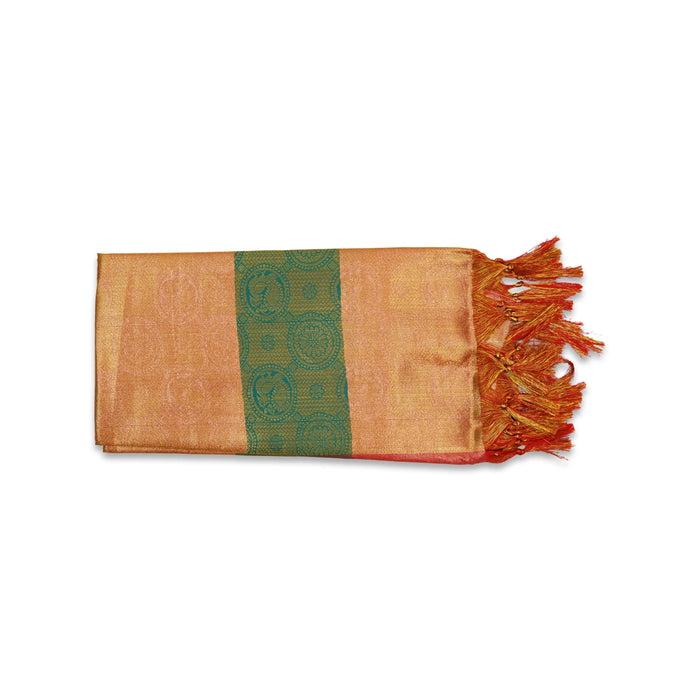 Ponnadai Shawl - 2.25 Mtrs | Towel/ Tissue Type Ponnada Shawl/ Angavastram for Men & Women - Shawls & Towels