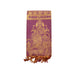 Shawls - 2 Mtrs | Silk Cloth Ponnada Shawl / Kuber Lakshmi Design Ponnada Cloth For Pooja Decor - Shawls & Towels