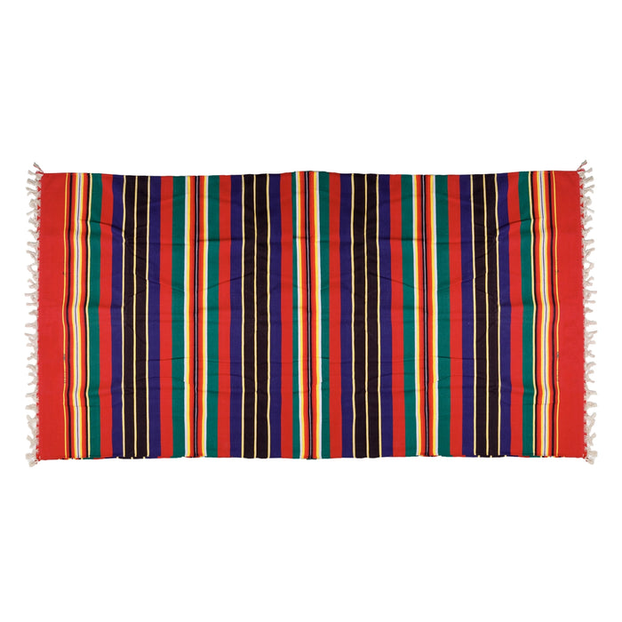 Jamakkalam - 40 x 78 Inches | Traditional Handloom Carpet/ Satranji/ Jamukkalam/ Cotton Blanket for Home