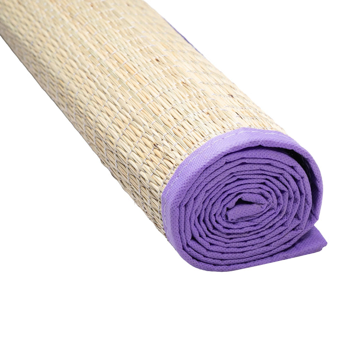 Yoga Mat - 3.5 x 6 Feet | Korai Mat/ Aasan Mat/ Pooja Mat for Meditation