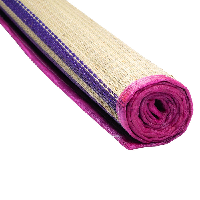 Aasan Mat - 4 x 6 Feet | Yoga Mat/ Korai Mat/ Pooja Mat for Meditation