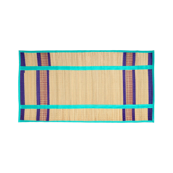 Korai Grass Mat - 3 x 6 Inches | Yoga Mat/ Pooja Aasan/ Korai Pai for Meditation