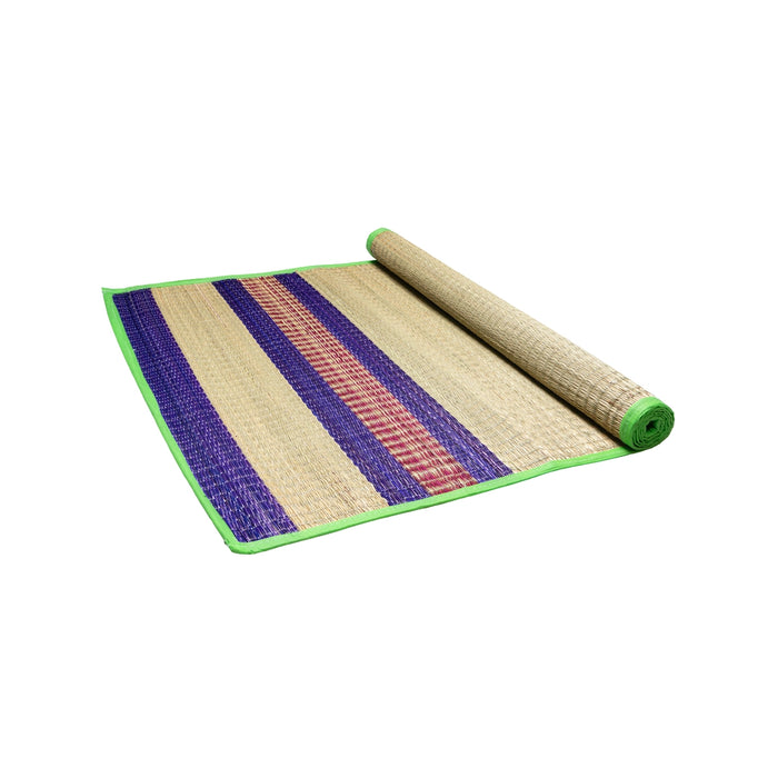 Korai Mat - 3 x 6 Feet | Aasan Mat/ Reed Grass Floor Mat / Seating Mat for Yoga