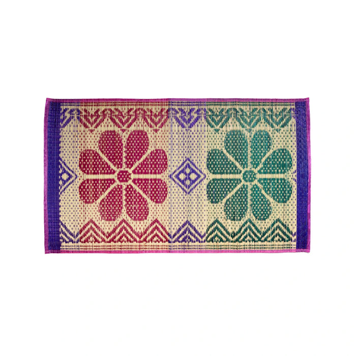 Yoga Mat - 3.5 x 5 Feet | Korai Mat/ Aasan Mat/ Pooja Mat for Meditation