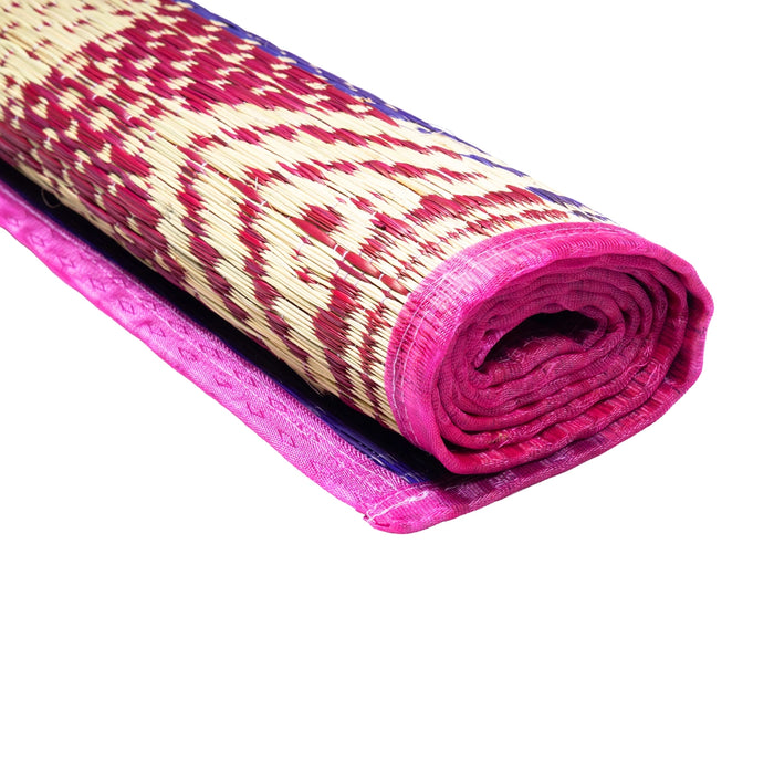 Yoga Mat - 3.5 x 5 Feet | Korai Mat/ Aasan Mat/ Pooja Mat for Meditation