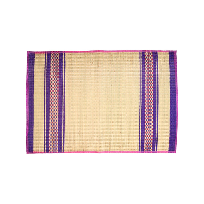 Korai Mat - 4 x 6 Feet | Reed Grass Mat/ Aasan Mat/ Pooja Mat for Yoga & Meditation