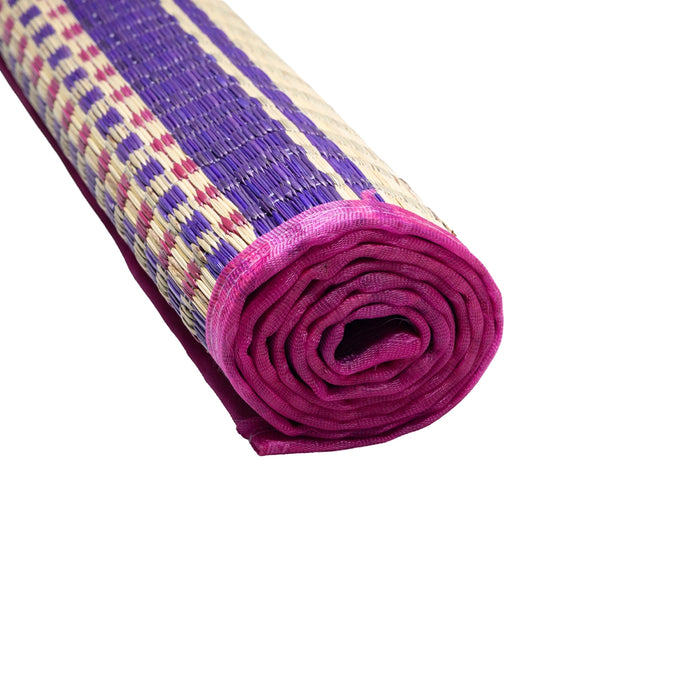 Korai Mat - 4 x 6 Feet | Reed Grass Mat/ Aasan Mat/ Pooja Mat for Yoga & Meditation