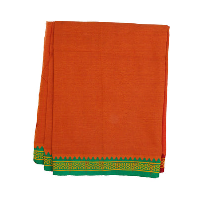 Veshti - 2 Mtrs - Kavi | Thalapathi Border Design Vesti/ Dhoti for Men/ Assorted Colour