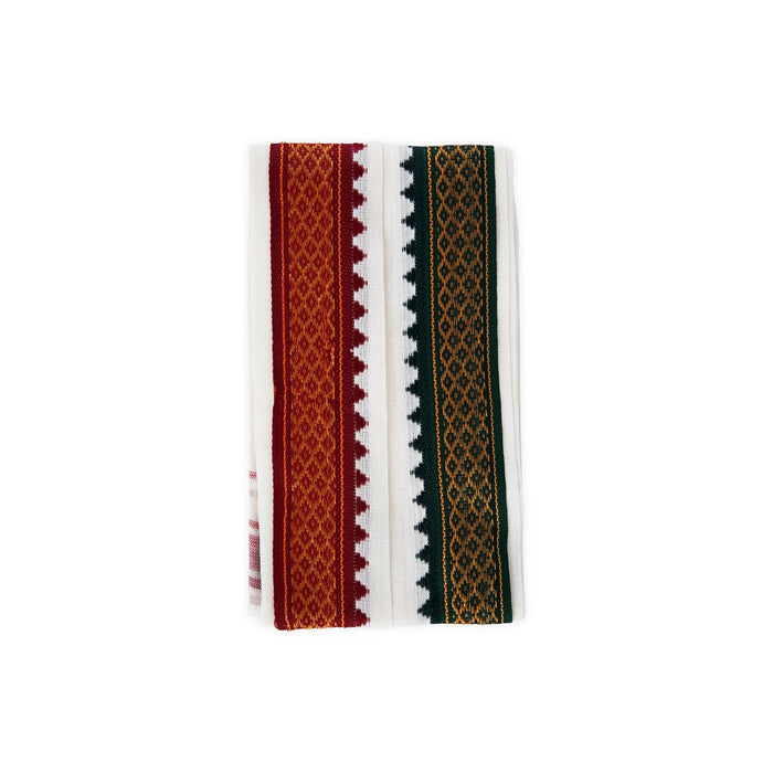 Towel - 2 Yards | Polyester & Thalapathi Design Angavastram/ Half White Colour Kasavu Shawl for Men - Shawls & Towels