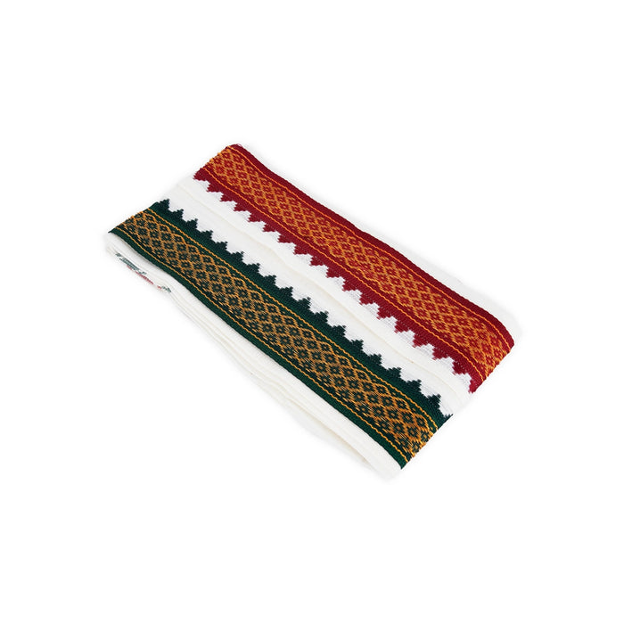 Towel - 2 Yards | Polyester & Thalapathi Design Angavastram/ Half White Colour Kasavu Shawl for Men - Shawls & Towels