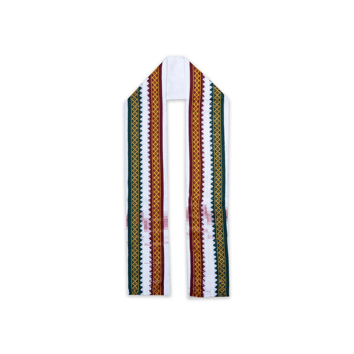 Towel - 3 Yards | Thalapathi Border Angavastram/ White Gamcha/ Thundu For Traditional Dressing - Shawls & Towels