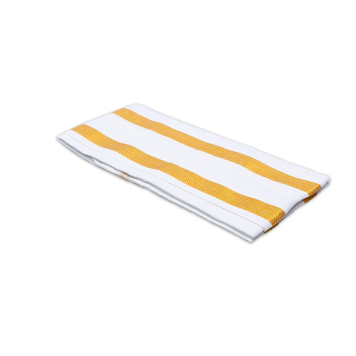 Angavastra - 1.6 Mtrs | Towel / Thundu/ White Colour/ Kasavu Shawl for Men