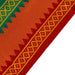 Towel - 27 x 54 Inches | Kavi Colour Angavastram/ Mla Border Thundu/ Gamcha/ Kasavu Shawl for Men - Shawls & Towels