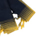 Towel - 30 x 60 Inches | Disco / Angavastram / Black Colour Kasavu Shawl for Men - Shawls & Towels