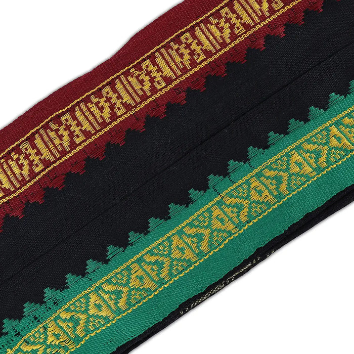 Angavasthiram - 27 x 54 Inches | Black Angavastram / Mla Border Design Gamcha / Kasavu Shawl for Men - Shawls & Towels