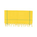 Towel - 30 x 60 Inches | Mudi Design Angavastram/ Yellow Colour Kasavu Shawl for Men - Shawls & Towels