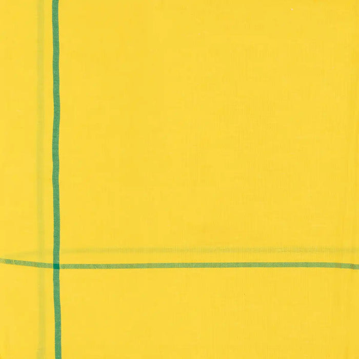 Towel - 30 x 60 Inches | Mudi Design Angavastram/ Yellow Colour Kasavu Shawl for Men - Shawls & Towels