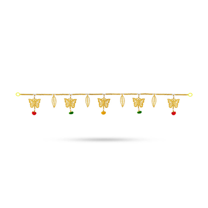Door Toran - 3 Feet | Artificial Toran/ Beads Design Thoran/ Bandanwar for Home Decor