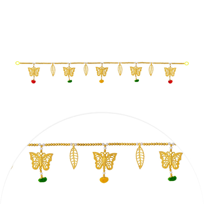 Door Toran - 3 Feet | Artificial Toran/ Beads Design Thoran/ Bandanwar for Home Decor