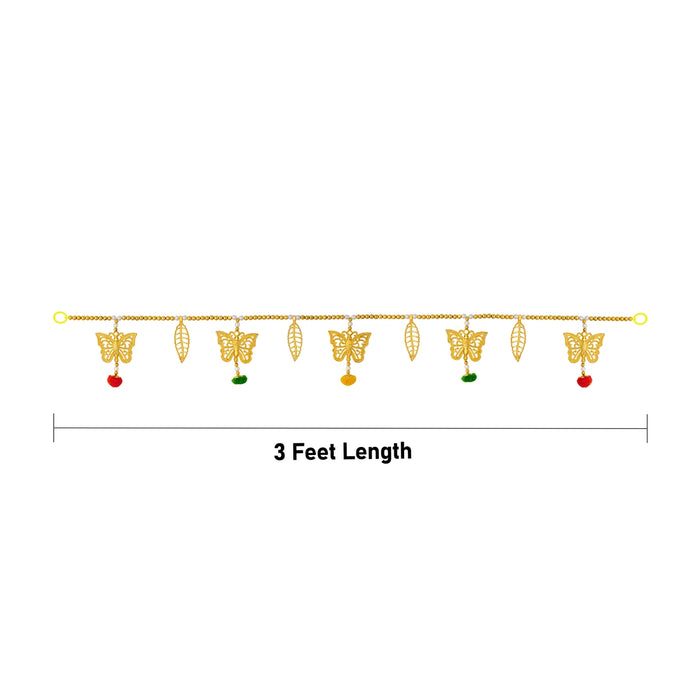 Door Toran - 3 Feet | Artificial Toran/ Beads Design Thoran/ Bandanwar for Home Decor