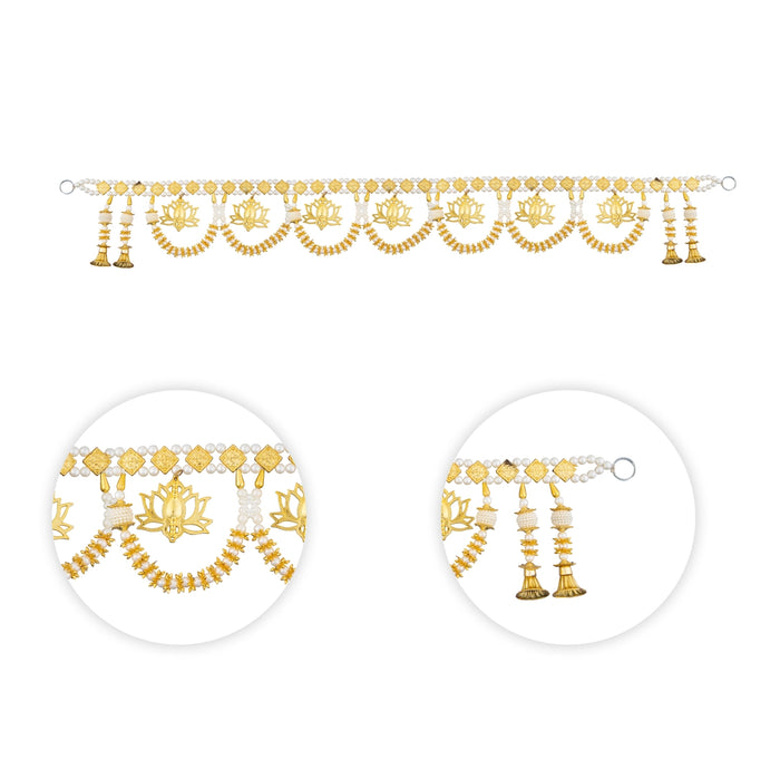 Toran - 37 Inches | Artificial Flower Thoran/ Bandanwar for Door Decor - Toran