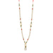 Moti Mala - 18 Inches | 1 Line Mala with Stone Locket/ Jewellery for Deity - Neck & Body Accessories