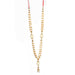 Moti Mala - 18 Inches | 2 Line Mala with Stone Locket/ Jewellery for Deity - Mala