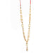 Moti Mala - 18 Inches | 2 Line Mala with Stone Locket/ Jewellery for Deity - Mala