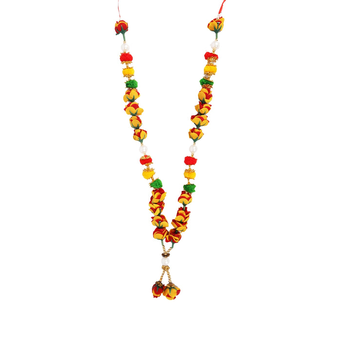 Artificial Mala - 22 Inches | Fancy Mala / Moti Garland / Moti Mala for Deity