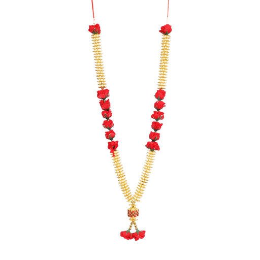 Artificial Mala - 22 Inches | Moti Garland / Fancy Mala / Moti Mala for Deity - Mala