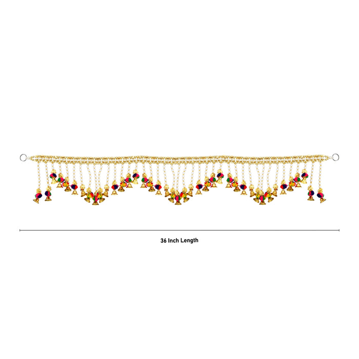 Door Toran - 36 Inches | Artificial Toran/ Beads Design Thoran/ Bandanwar for Home Decor - Toran