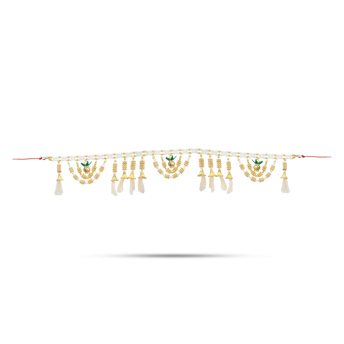 Door Toran - 36 Inches | Artificial Toran/ Beads Design Thoran/ Bandanwar for Home Decor - Toran