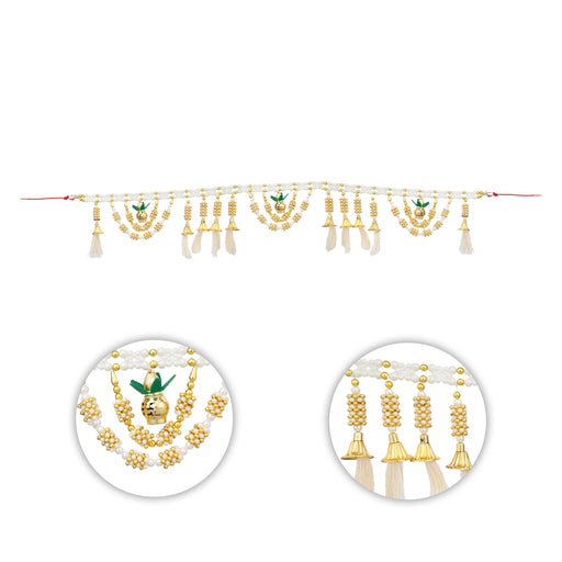 Door Toran - 36 Inches | Artificial Toran/ Beads Design Thoran/ Bandanwar for Home Decor - Toran