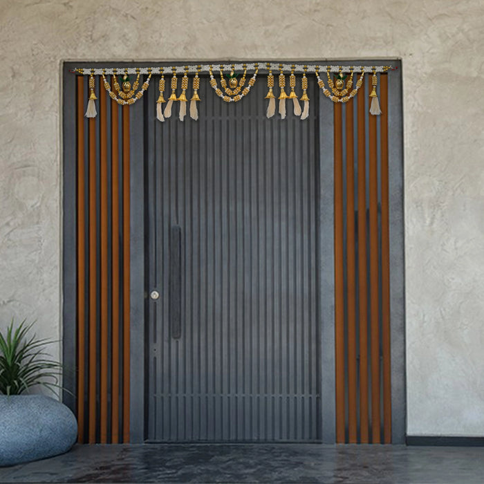 Door Toran - 36 Inches | Artificial Toran/ Beads Design Thoran/ Bandanwar for Home Decor - Toran