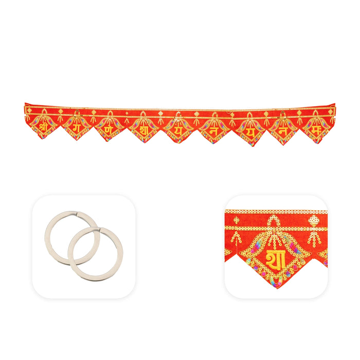 Door Toran - 3 Feet | Artificial Flower Toran/ Decorative Thoran/ Bandanwar for Door Decor