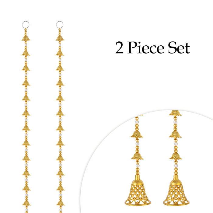 Door Toran Pair - 3 Feet | Artificial Toran / Beads Design Thoran / Bandanwar for Home Decor