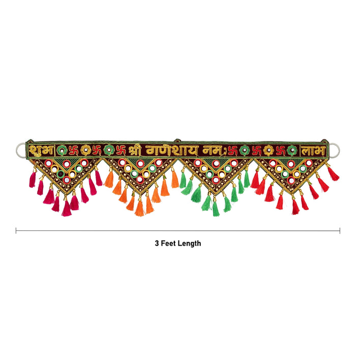 Door Toran - 3 Feet | Artificial Flower Toran/ Decorative Thoran/ Bandanwar for Door Decor