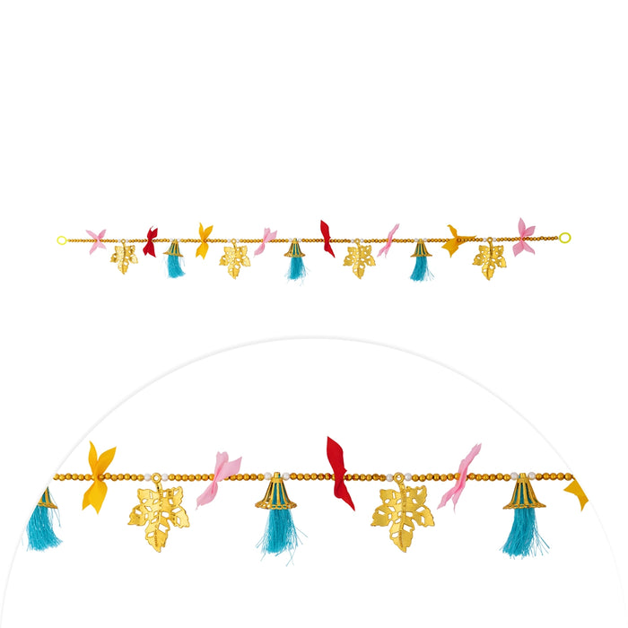 Door Toran - 3 Feet | Artificial Toran/ Beads Design Thoran/ Bandanwar for Home Decor