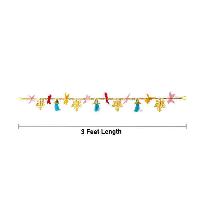 Door Toran - 3 Feet | Artificial Toran/ Beads Design Thoran/ Bandanwar for Home Decor
