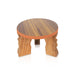 Mukkali Stool - 7.5 x 9.5 Inches | Wooden Mukkali Stand/ Pooja Stand for Home - Pooja Aasan & Bajot & Pooja Mat