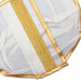 Panchakacham - 6 x 8 Inches | Dhoti/ Satin with Jari Border Panchagajam for Deity - Bhagwan Vastra