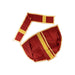 Panchakacham - 9 Inches| Jari Border Dhoti/ Panchakajam For Deity Decor - Bhagwan Vastra