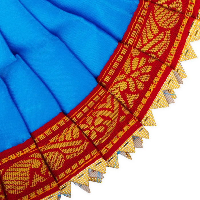 Vilakku Pavadai - 7 x 11.5 Inches | Lamp Kalasa Vastram/ Vilakku Decor