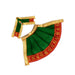 Amman Pavadai - 3 x 6 Inches | Satin Apoorva Devi Vastra/ Mata Dress/ Jari Border Mata Poshak for Deity - Devi Dress