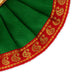 Amman Pavadai - 3 x 6 Inches | Satin Apoorva Devi Vastra/ Mata Dress/ Jari Border Mata Poshak for Deity - Devi Dress